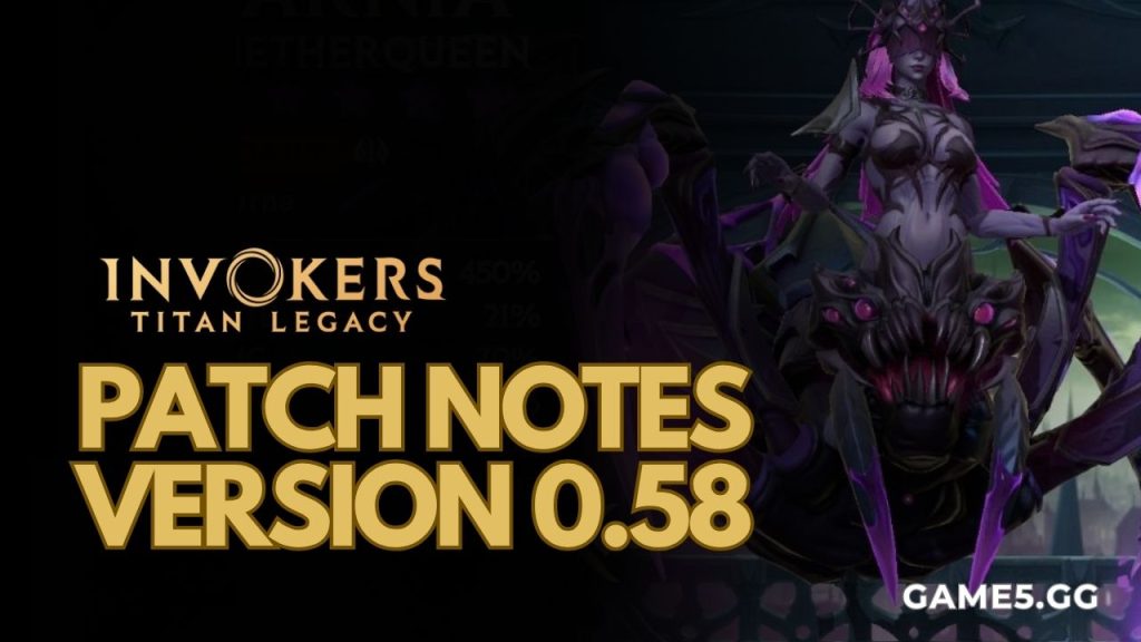 Patch Notes – 0.58